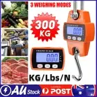 300kg LCD Digital Mini Crane Scale Hanging Scale Portable 0.1kg Electronic Hooks