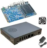 youyeetoo CM3588 Plus Mini NAS Platform, 8K Video, RK3588, OpenMediaVault fit, 16/32GB RAM, 4 x M.2 PCIe3.0 Socket, NAS Solutions, Home Server, Local Cloud Storage (16G + 64G, Full Kit)