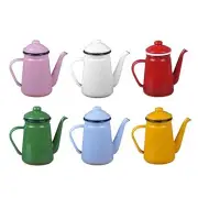 Enamel Coffee Pot with Handle Thick Stovetop Teapot for Home Kitchen Coffee