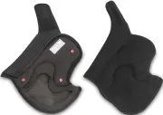 Schuberth C5 / E2 Cheek Pads, black, Size 15 mm for Men