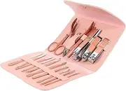 MERRYHAPY 1 Set Portable Nail Clipper Set Professional Manicure Tools Kit for Travel Ergonomic Non Skid Handle Durable Present for Friends and Family