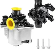 11517632426 Electric Engine Water Pump & Thermostat for BMW E90 X1 X3 X4 X5(E70) X6 Z4 135i 135is 335i xDrive 335is 535i GT 535xi 640i 740Li 3.0 L6 E82 E92 E60 F10 Replace OE# 11517588885 11519455978