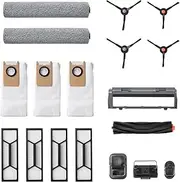 [Eufy] Accessory Kit for Omni S1 Pro/S1, 2 Rolling Mops, 4 High-Performance Filters, Dirty Water Reservoir Filter, Rolling Brush & Brush Guard, 3 Dust Bags, and 2 Sets of Side Brushes