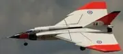 CF-105 Arrow Avro Canada Interceptor Airplane Mahogany Kiln Dry Wood Model Small