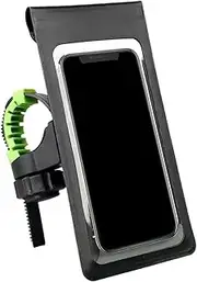 Bike Phone Mount,360 Degree Rotation Cellphone Clamp - Quick Release Bike ‎Handlebar Bag, Touchscreen Waterproof Pouch for Smartphone GPS Navigation