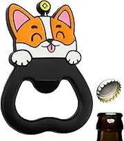 Bottle Opener, Lucky Dog Bottle Opener, Magnetic Bottle Opener, Cute Magnet Bottle Opene, Dog Bottle Opener, Flat Bottle Opener, Creative Fun Kitchen Supplies Bottle Opener Shurzzesj