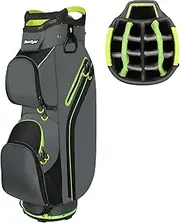 Beutyal Cart Golf Bag 15 Way Full Length Organizer Divider Cart Bags Lightweight Golf Club Bags for Men Women with Cooler, Rain Cover