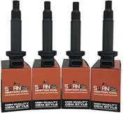 Pack of 4 - SWAN Ignition Coil for Toyota Allex, Echo, IQ, Prius & Yaris