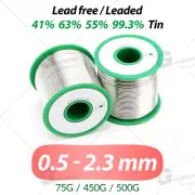 Lead Free / Tin Lead Solders Wire Reel Rosin Core Soldering Welding Flux 0.5-2MM