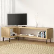 Corner Entertainment Unit Pine