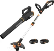 20V String Trimmer Cordless & Edger 3.0 + Leaf Blower Cordless with Battery and