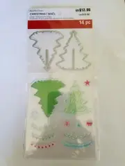 Recollections Christmas Stamp & Die Set Tree #1514 - 14 pcs