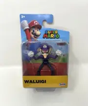 SUPER MARIO WALUIGI MINI-FIGURE 2.5 INCH NEW