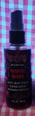 Bath & Body Works Vampire Blood Antibacterial Hand Sanitizer Spray 3 Oz