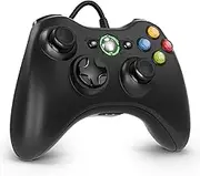 Diswoe Controller for Xbox 360, PC Controller USB Wired Joystick Gamepad for Xbox 360, Improved Ergonomic Design Controller for Xbox 360 Slim PC with Windows Vista/7/8/8.1/10