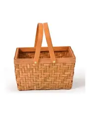 [Traderight] Outdoor Storage Person Carry Foldable Picnic Basket in Brown