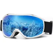 Ski Snowboard OTG Goggles,Anti Fog UV400 Protection Skiing Snowmobile Goggles...
