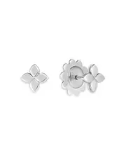 Roberto Coin 18K White Gold Love in Verona Flower Stud Earrings