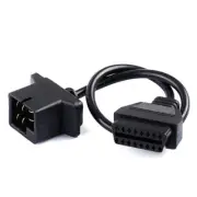 6 Pin OBD to 16 Pin OBD2 Check Engine Adapter Cable Code Reader For Jeep Dodge