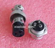 10pcs GX16-3 3Pin Aviation Metal Connectors M16 Panel Mounting Plug and Socket