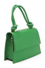 Morgan & Taylor Naomi Top Handle Bag in Emerald Green