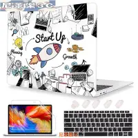 在飛比找Yahoo!奇摩拍賣優惠-（尼萊樂3C）太空塗鴉圖案保護殼 蘋果保護 macbook 