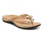 Vionic Women's Bella Toe Post Sandal Gold Cork - 10000435713, Gold Cork