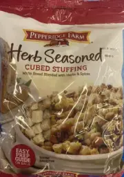Pepperidge Farm HERB SEASONED CUBED STUFFING 12 oz Bag