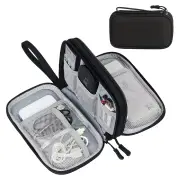 Portable Travel Cable Organizer Bag Organizer - Grey