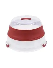[The Cooks Collective] Cake & Cup Cake Carrier in Clear/Red