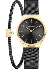 Bering 12131-132-GWP Black Stainless Steel Womens Watch