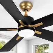 52 Inch Ceiling Fans with Lights Remote & APP Control Indoor Outdoor Ceiling Fan