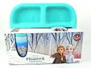 Disney Frozen II Mealtime 12pc Set 4 Plates~4 Bowls~4 Cups Elsa Anna Kristoff