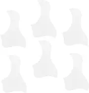 HYTROVE 6Pcs Self Adhesive Folk Guitar Pickguard Scratch Plate Durable Acoustic Guitar Accessory for Ukuleles and Guitars Easy Installation and Protection