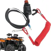 Urgency Switches for Boat | Flexible Long-Lasting Outboard Key Switches | Automotive Replacement Electrical System Starters for Young, Professionals