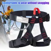 Climbing Harness Half Body Harnesses for Fire Rescue Caving Rock Rappelling Tree
