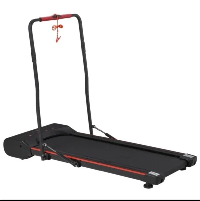 HOMCOM 1-6 km/h Folding Motorized Treadmill Walking with Remote Control, Black