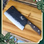Heavy Duty Meat Bone Cleaver Knife Effortless Meat & Bone Cutting for Kitchen