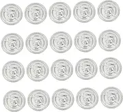 Abaodam Plastic Coins Kids Toys 100pcs Toy Coins Pirate Coin Decorative Coin Game Coin Halloween Glow Coins for Kids