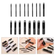 Round Hole Puncher Steel Hollow Leather Punching Tool Leathercraft Working Tool