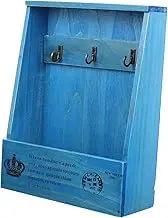 ROMISBABA Box Chic Wooden Hanging Key Storage Box Vintage Wall Mounted Key Holder for Home Organization for Hallway Kitchen and Entryway