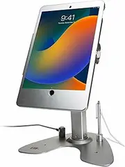 CTA Digital Dual Security Kiosk Stand with Locking Case and Cable for iPad 10.2-Inch (7th Gen.)