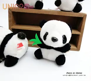 UNIPRO 台灣黑熊 貓熊 超Q 小吊飾 鑰匙圈 團團 圓圓 圓仔 黑熊 絨毛玩具 3吋 8cm x 7cm