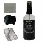 Black Obsidian Face Mist & Raw Crystal Protection Kit