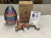 3D Printed Dragon Egg Crystal Dragon Fidget Toys Mystery Dragon Egg Mydhall