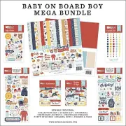 Echo Park Mega Bundle Collection Kit 12"X12"-Baby On Board Boy 5A002KNH-1GM2J