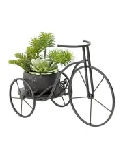 [Willow & Silk] Pennyfarthing Bicycle Stand Planter in Black