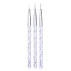 3pcs/set Nail Liner Pen Soft Hair Anti-slip French Stripe Thin Line Drawing