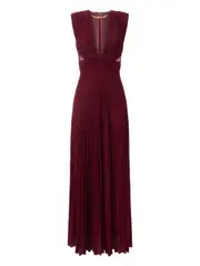 [Elisabetta Franchi] Elisabetta Franchi-Abito Red Carpet In Jersey Lurex-Donna 42 IT