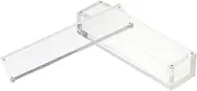 KOMBIUDA Magnetic Dice Display Box Acrylic Organizer for Dice and Sundries Versatile Storage for Bedroom Kitchen Bathroom and More